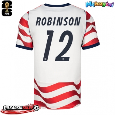 Stany Zjednoczone Miles Robinson #12 Koszulka Podstawowa MŚ 2026 Krótki Rękaw