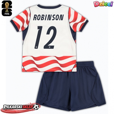 Stany Zjednoczone Miles Robinson #12 Koszulka Podstawowa dzieci MŚ 2026 Krótki Rękaw (+ krótkie spodenki)