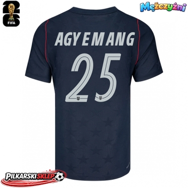 Stany Zjednoczone Patrick Agyemang #25 Koszulka Wyjazdowa MŚ 2026 Krótki Rękaw
