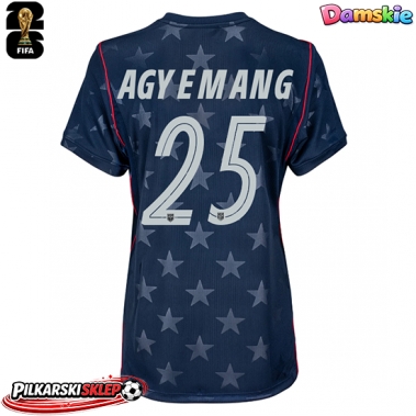 Stany Zjednoczone Patrick Agyemang #25 Koszulka Wyjazdowa damskie MŚ 2026 Krótki Rękaw