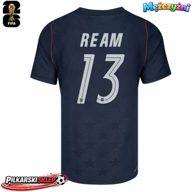 Stany Zjednoczone Tim Ream #13 Koszulka Wyjazdowa MŚ 2026 Krótki Rękaw