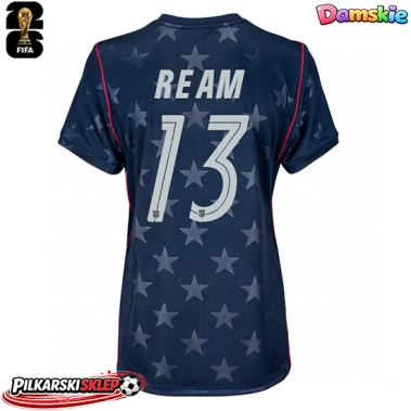 Stany Zjednoczone Tim Ream #13 Koszulka Wyjazdowa damskie MŚ 2026 Krótki Rękaw