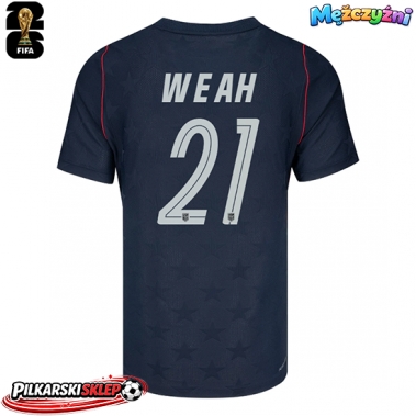 Stany Zjednoczone Timothy Weah #21 Koszulka Wyjazdowa MŚ 2026 Krótki Rękaw