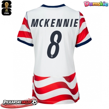 Stany Zjednoczone Weston McKennie #8 Koszulka Podstawowa damskie MŚ 2026 Krótki Rękaw