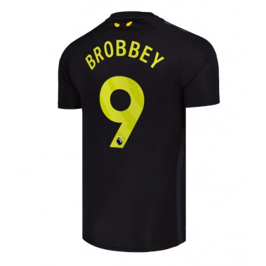 Sunderland Brian Brobbey #9 Koszulka Wyjazdowa 2025-26 Krótki Rękaw