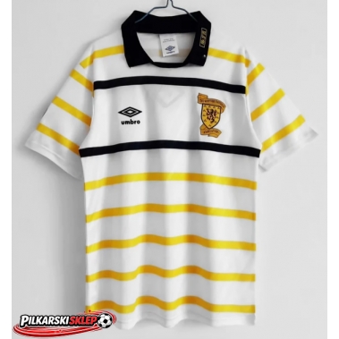 Szkocja 1988-1991 Koszulka Retro Wyjazdowa Krótki Rękaw