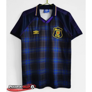 Szkocja 1994-1996 Koszulka Retro Podstawowa Krótki Rękaw