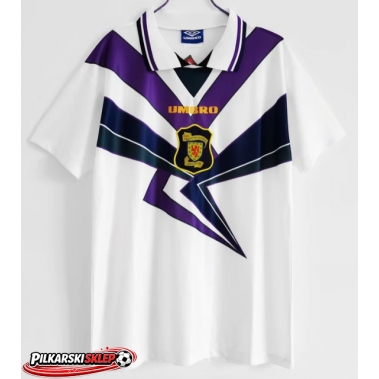 Szkocja 1994-1996 Koszulka Retro Wyjazdowa Krótki Rękaw