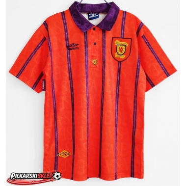 Szkocja 1994 Koszulka Retro Wyjazdowa Krótki Rękaw