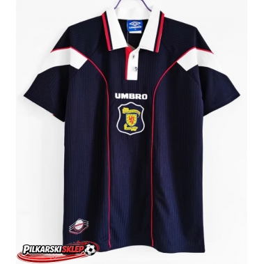Szkocja 1996-1998 Koszulka Retro Podstawowa Krótki Rękaw