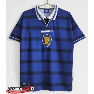 Szkocja 1998-2000 Koszulka Retro Podstawowa Krótki Rękaw