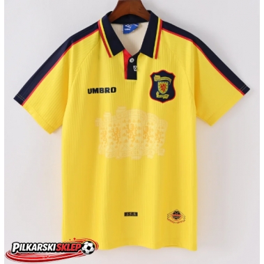 Szkocja 1998 Koszulka Retro Wyjazdowa Krótki Rękaw
