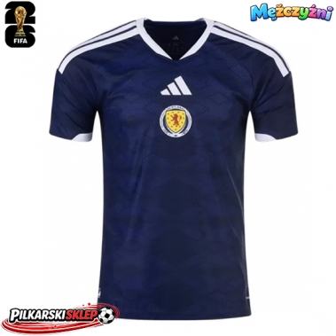 Szkocja Koszulka Podstawowa MŚ 2026 Krótki Rękaw