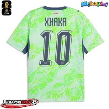 Szwajcaria Granit Xhaka #10 Koszulka Wyjazdowa MŚ 2026 Krótki Rękaw