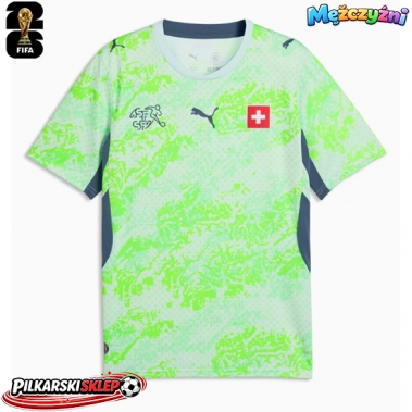 Szwajcaria Koszulka Wyjazdowa MŚ 2026 Krótki Rękaw