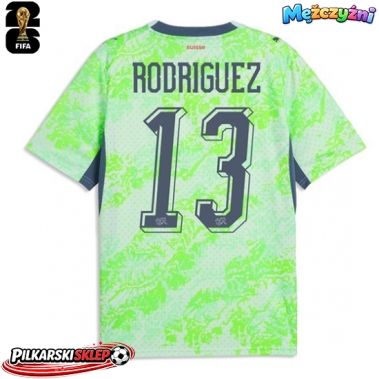Szwajcaria Ricardo Rodriguez #13 Koszulka Wyjazdowa MŚ 2026 Krótki Rękaw