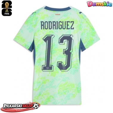Szwajcaria Ricardo Rodriguez #13 Koszulka Wyjazdowa damskie MŚ 2026 Krótki Rękaw