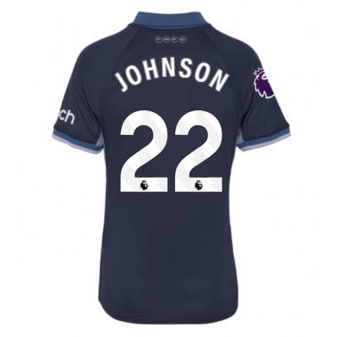 Tottenham Hotspur Brennan Johnson #22 Koszulka Wyjazdowa damskie 2023-24 Krótki Rękaw