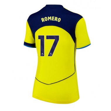 Tottenham Hotspur Cristian Romero #17 Koszulka Trzecia damskie 2025-26 Krótki Rękaw Tottenham Hotspur Cristian Romero #17 Koszulka Trzecia damskie 2025-26 Krótki Rękaw