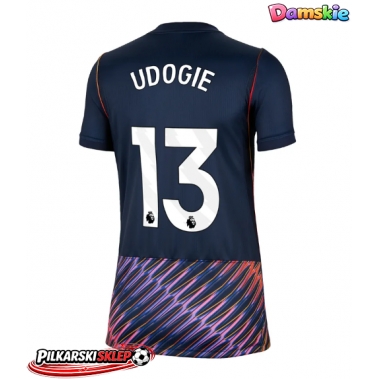 Tottenham Hotspur Destiny Udogie #13 Koszulka Wyjazdowa damskie 2026-27 Krótki Rękaw