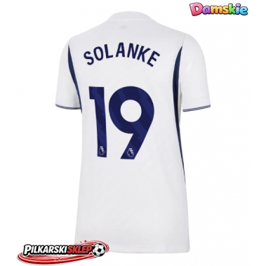 Tottenham Hotspur Dominic Solanke #19 Koszulka Podstawowa damskie 2026-27 Krótki Rękaw