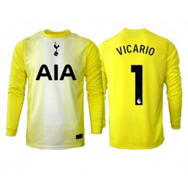Tottenham Hotspur Guglielmo Vicario #1 Bramkarskie Koszulka Trzecia 2025-26 Długi Rękaw Tottenham Hotspur Guglielmo Vicario #1 Bramkarskie Koszulka Trzecia 2025-26 Długi Rękaw
