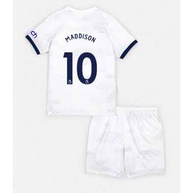 Tottenham Hotspur James Maddison #10 Koszulka Podstawowa dzieci 2023-24 Krótki Rękaw (+ krótkie spodenki)