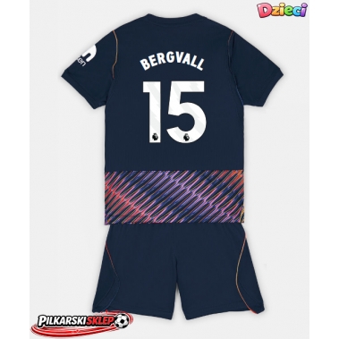 Tottenham Hotspur Lucas Bergvall #15 Koszulka Wyjazdowa dzieci 2026-27 Krótki Rękaw (+ krótkie spodenki)