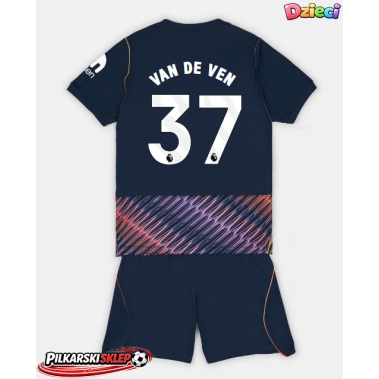 Tottenham Hotspur Micky van de Ven #37 Koszulka Wyjazdowa dzieci 2026-27 Krótki Rękaw (+ krótkie spodenki)