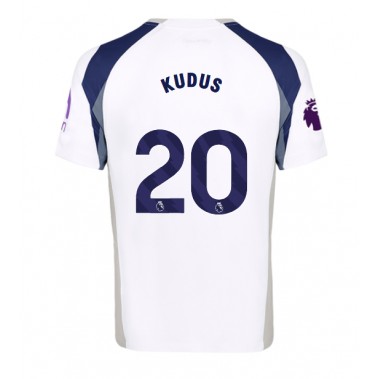 Tottenham Hotspur Mohammed Kudus #20 Koszulka Podstawowa 2025-26 Krótki Rękaw Tottenham Hotspur Mohammed Kudus #20 Koszulka Podstawowa 2025-26 Krótki Rękaw