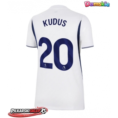 Tottenham Hotspur Mohammed Kudus #20 Koszulka Podstawowa damskie 2026-27 Krótki Rękaw