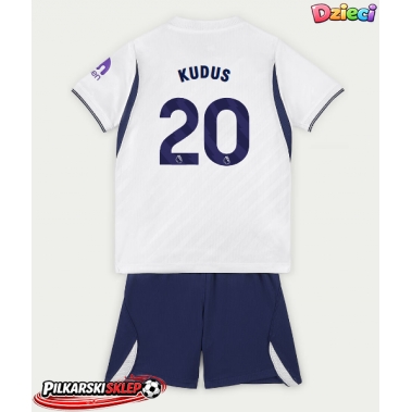 Tottenham Hotspur Mohammed Kudus #20 Koszulka Podstawowa dzieci 2026-27 Krótki Rękaw (+ krótkie spodenki)