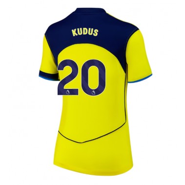 Tottenham Hotspur Mohammed Kudus #20 Koszulka Trzecia damskie 2025-26 Krótki Rękaw Tottenham Hotspur Mohammed Kudus #20 Koszulka Trzecia damskie 2025-26 Krótki Rękaw