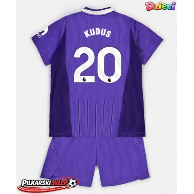 Tottenham Hotspur Mohammed Kudus #20 Koszulka Trzecia dzieci 2026-27 Krótki Rękaw (+ krótkie spodenki)