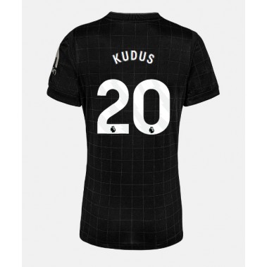 Tottenham Hotspur Mohammed Kudus #20 Koszulka Wyjazdowa damskie 2025-26 Krótki Rękaw Tottenham Hotspur Mohammed Kudus #20 Koszulka Wyjazdowa damskie 2025-26 Krótki Rękaw