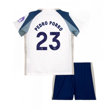 Tottenham Hotspur Pedro Porro #23 Koszulka Podstawowa dzieci 2025-26 Krótki Rękaw (+ krótkie spodenki) Tottenham Hotspur Pedro Porro #23 Koszulka Podstawowa dzieci 2025-26 Krótki Rękaw (+ krótkie spodenki)
