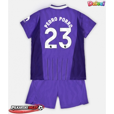 Tottenham Hotspur Pedro Porro #23 Koszulka Trzecia dzieci 2026-27 Krótki Rękaw (+ krótkie spodenki)