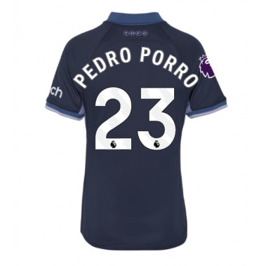 Tottenham Hotspur Pedro Porro #23 Koszulka Wyjazdowa damskie 2023-24 Krótki Rękaw