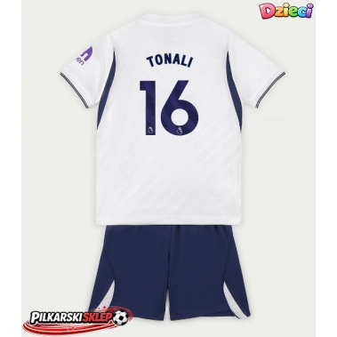 Tottenham Hotspur Sandro Tonali #16 Koszulka Podstawowa dzieci 2026-27 Krótki Rękaw (+ krótkie spodenki)