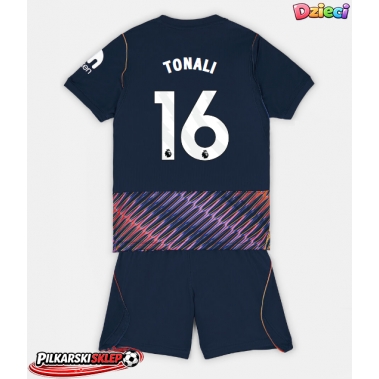 Tottenham Hotspur Sandro Tonali #16 Koszulka Wyjazdowa dzieci 2026-27 Krótki Rękaw (+ krótkie spodenki)