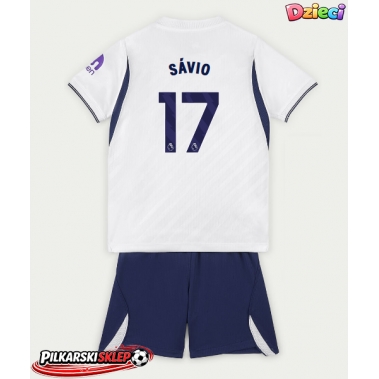 Tottenham Hotspur Savio #17 Koszulka Podstawowa dzieci 2026-27 Krótki Rękaw (+ krótkie spodenki)