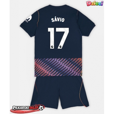 Tottenham Hotspur Savio #17 Koszulka Wyjazdowa dzieci 2026-27 Krótki Rękaw (+ krótkie spodenki)