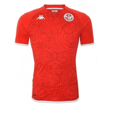 Tunis Koszulka Podstawowa MŚ 2022 Krótki Rękaw
