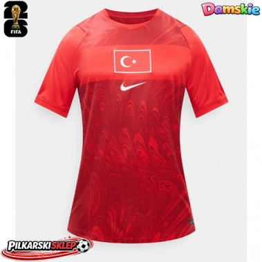 Turcja Koszulka Podstawowa damskie MŚ 2026 Krótki Rękaw