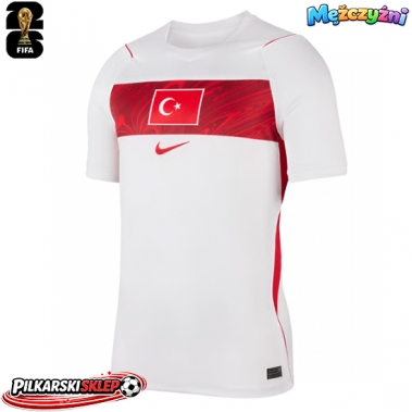 Turcja Koszulka Wyjazdowa MŚ 2026 Krótki Rękaw