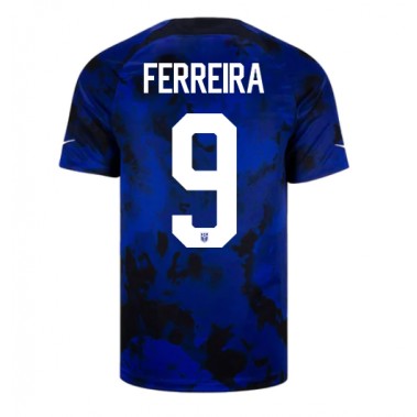 Ujedinjene države Jesus Ferreira #9 Koszulka Wyjazdowa MŚ 2022 Krótki Rękaw