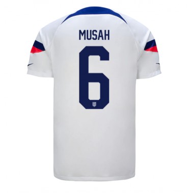 Ujedinjene države Yunus Musah #6 Koszulka Podstawowa MŚ 2022 Krótki Rękaw