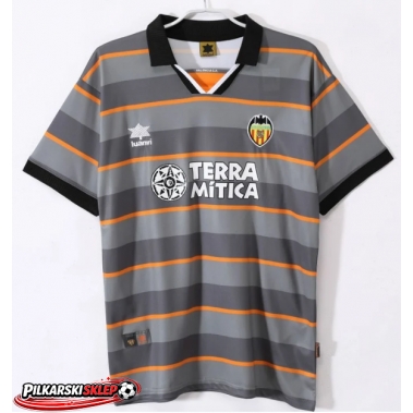 Valencia 1999-2000 Koszulka Retro Trzecia Krótki Rękaw