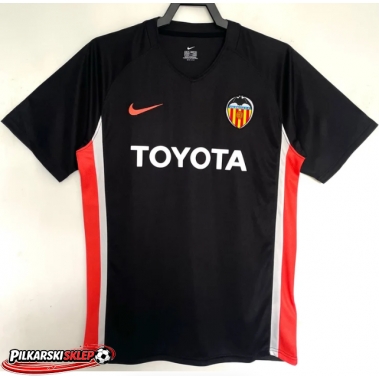 Valencia 2006-2007 Koszulka Retro Wyjazdowa Krótki Rękaw