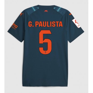 Valencia Gabriel Paulista #5 Koszulka Wyjazdowa 2023-24 Krótki Rękaw